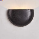 Axyaa Black Travertine LED Wall Lamps - Vintage Indoor Lighting Fixture