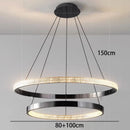 Axyaa Modern LED Pendant Chandelier for Staircase Living Room Lighting