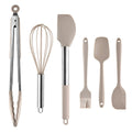 Axyaa 8-Piece Silicone Kitchen Utensil Set Stainless Steel Cooking Tools
