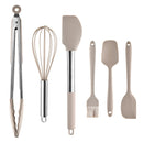 Axyaa 8-Piece Silicone Kitchen Utensil Set Stainless Steel Cooking Tools