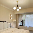 Axyaa Nordic White Glass LED Wall Sconce for Modern Indoor Home Design