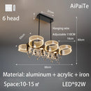 Scandinavian Luxury Chandelier by Axyaa for Living Room Decor