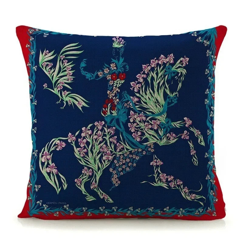 Luxury Abstract Art Pattern Pillow Cover by Axyaa - 45x45cm