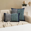 Axyaa Moon Tufted Texture Pillow Case for Home Décor Sofa Couch Bed