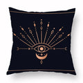 Axyaa Tarot Black Pillowcase 45x45cm for Home Decor and Living Room