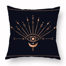 Axyaa Tarot Black Pillowcase 45x45cm for Home Decor and Living Room