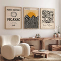 Nordic Modern Art Canvas Painting Posters for Home Decor by Axyaa