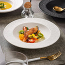 Axyaa Premium Straw Hat Stone Plate Set for Soup and Dessert