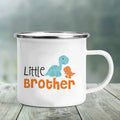 Axyaa Glass Coffee Mug Vintage Creative Design Sister Brother Sibling Breakfast Cup
