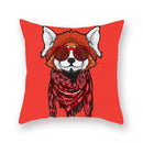 Axyaa Nordic Wind Dazzle Cartoon Print Pillowcase Sofa Cushion Cover