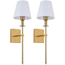 Axyaa Fabric Wall Lamp Set for Bedroom, Living Room, Bathroom & Hotel