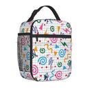Axyaa Retro Insulated Lunch Bag - Portable Thermal Bento Tote for Work & School