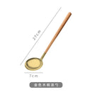 Axyaa Stainless Steel Kitchen Gadget Set with Japanese Wooden Handle