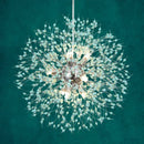 Axyaa Dandelion Crystal Chandelier for Dining and Living Room Lighting