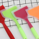Axyaa Silicone Frying Spatula for Pancakes, Eggs - High Temp Resistant, Non Stick