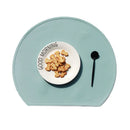 Axyaa Kids Silicone Placemats: Waterproof, Heat Resistant, Non-slip Dining Mat