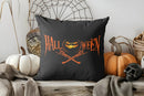 Axyaa Halloween Pumpkin & Spider Web Pillow Cover - Sofa, Bedroom, Car & More