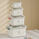 Axyaa Portable Medicine Organizer Box with Dividers - Household First Aid Kit