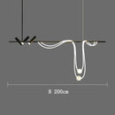 Axyaa Flexible LED Chandelier for Modern Living Spaces