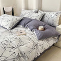 Axyaa Home Cotton Queen Bedding Set with Sheets Comforter Cover Pillowcase