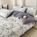 Axyaa Home Cotton Queen Bedding Set with Sheets Comforter Cover Pillowcase