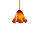 Axyaa Hand-Painted Glass Bellina Pendant Light for Home Decor