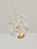 Axyaa Red Crystal Pendant Lamp: Nordic Design for Luxurious Living Room and Bedroom