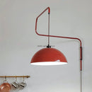 Axyaa Long Arm Adjustable Pendant Light for Kitchen Island Dining Room Bedroom Indoor Fixture