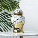 Ceramic Vase Storage Jar for Flowers Axyaa