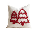 Embroidered Christmas Tree Cushions Cover - Axyaa Branded Festive Pillowcase