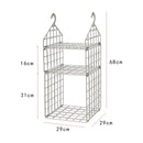 Axyaa Hanging Wardrobe Organizer Cabinets Hanger System for Clothes Storage & Handbags