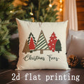 Axyaa Christmas Cushion Covers for Sofa, Bedroom, Car - Rectangular Pillow Cover