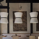 Axyaa Nordic Wabi Sabi Fabric Chandelier: Modern Indoor Lighting Fixture