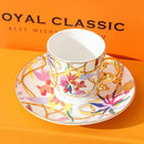 Axyaa Ceramic Coffee Cup Set: European Style Espresso Latte Art Mug, Perfect for Afternoon Tea.