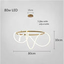 Axyaa Minimalist LED Pendant Chandelier for Dining Table and Bar Counter