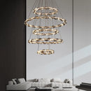 Axyaa Crystal Chandelier Ceiling Light | Luxury Living Room Bedroom Pendant Lamp