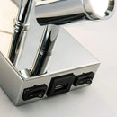 Axyaa Chrome Wall Lamp with Switch, Modern Minimalist Wall Sconce for Corridor, Bedroom & Living Room