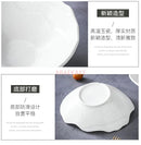 Axyaa 7-inch Ceramic Salad Bowl for Creative Tableware and Fruit Plate
