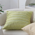 Axyaa Green Polyester Cushion Cover 45X45 Cute Throw Pillowcase Sofa Decor