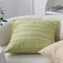 Axyaa Green Polyester Cushion Cover 45X45 Cute Throw Pillowcase Sofa Decor
