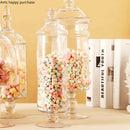 Axya Glass Candy Jar with Lid - Elegant Storage Tank for Home Decor or Special Occasions