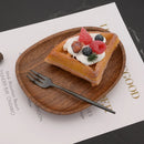 Axyaa Gold Stainless Steel Fruit Cake Dinnerware Set 4Pcs