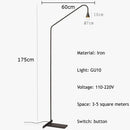 Axyaa Minimalist Iron Floor Lamp LED Luster for Modern Living Room, Bedroom, Study