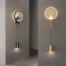 Axyaa Minimalist LED Wall Lamp for Bedroom and Living Room Lighting