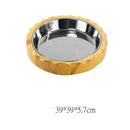 Axya Sushi Boat Plate Set - Premium Round Tray for Serving Sashimi and Seafood