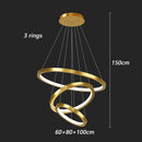 Axyaa Modern Stair Chandelier Pendant Light Ceiling Lamp LED Chandeliers Living Room