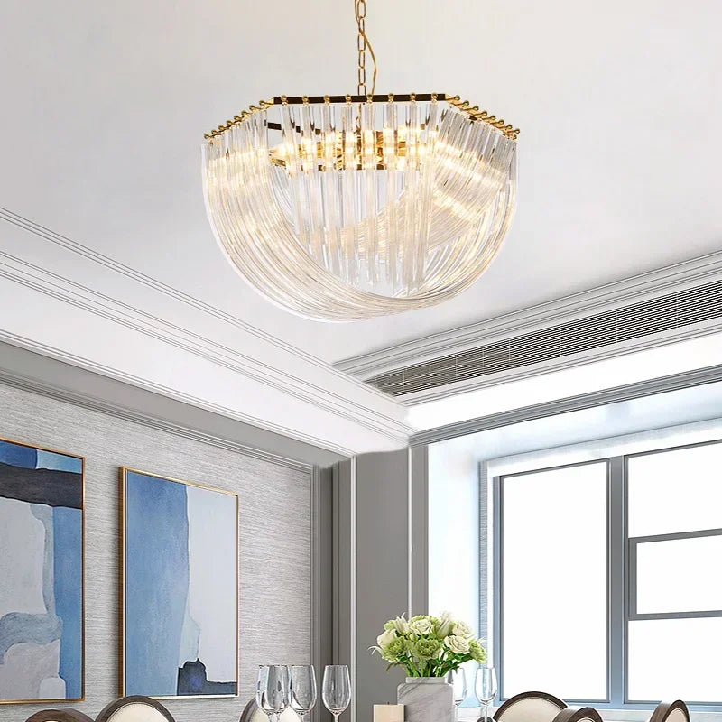 Axyaa European Chandelier Loft Pendant Light for Elegant Home Decor