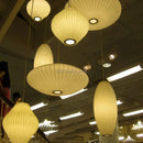 Axyaa Silk White Pendant Lamp for Dining Kitchen Island LED E27