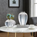 Axyaa Petal Shape Resin Vase for Flower Arranging and Home Decor