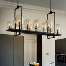 Axyaa Retro Kitchen Pendant Light for Coffee Bar Restaurant - Industrial Glass Hanging Lamp